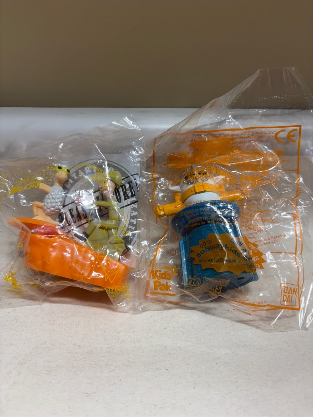 Subway kids meal Toy Set
